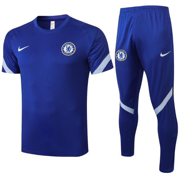 Chelsea Blue Training Kits Shirt with pants 2020/21